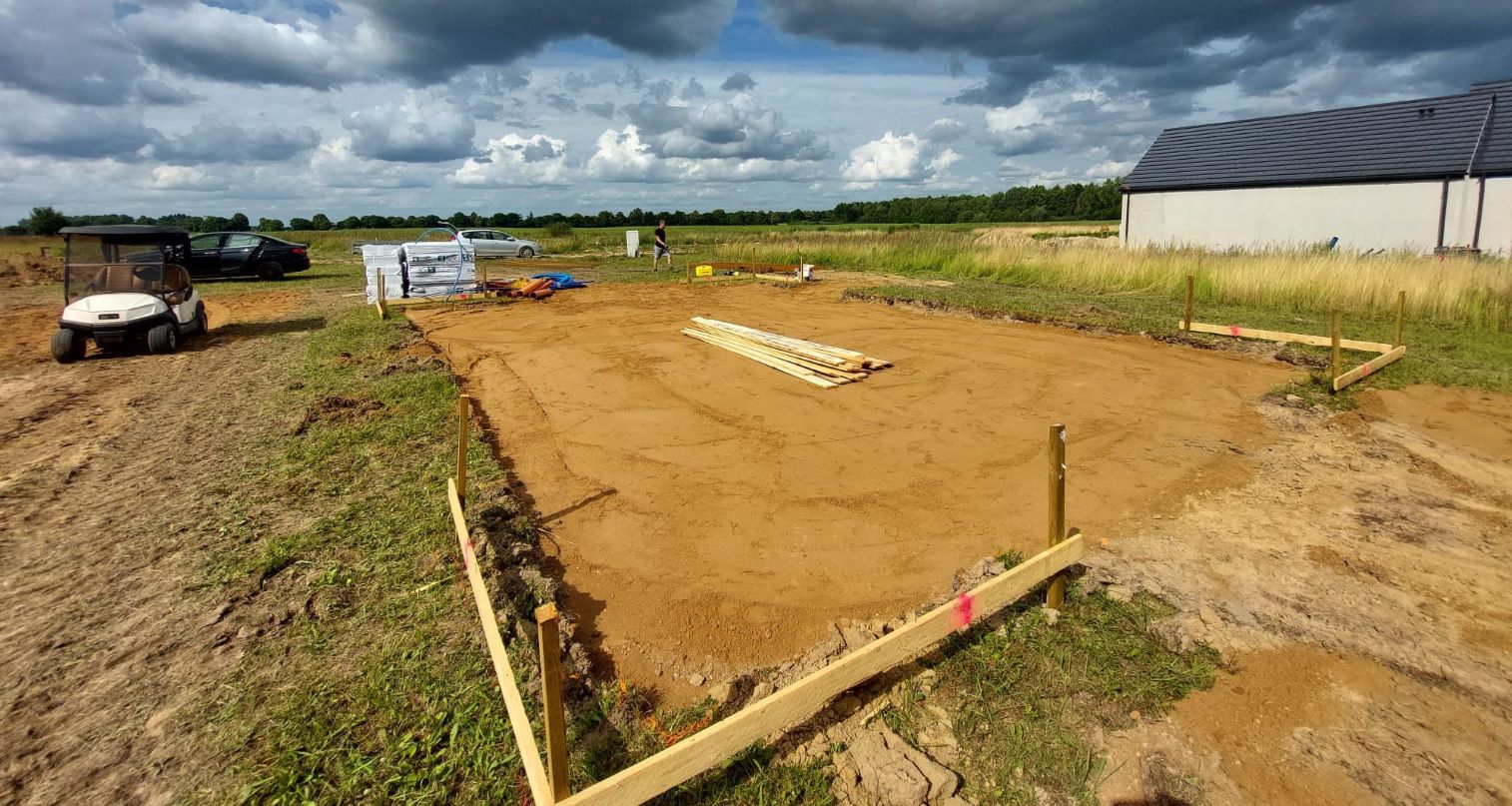 zabetonowana płyta fundamentowa choszczno