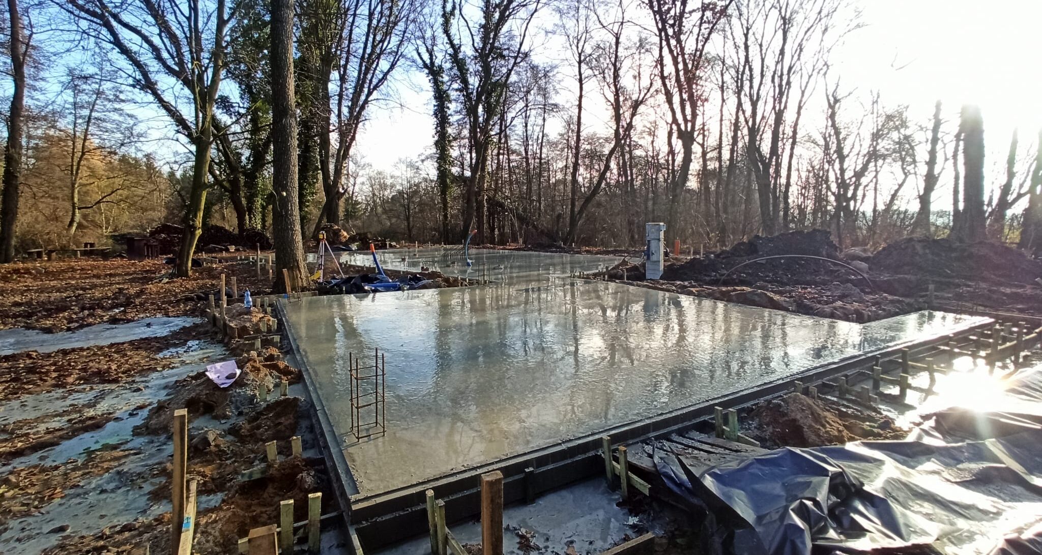 betonowanie płyty fundamentowej