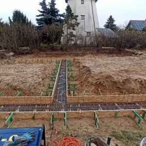 zbrojenie ław fundamentowych Tychowo